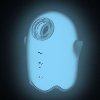 Satisfyer - Glowing Ghost Air Pulse & Vibrateur Blanc