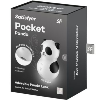 Satisfyer - Pocket Panda Stimulateur & Vibrateur Noir et Blanc