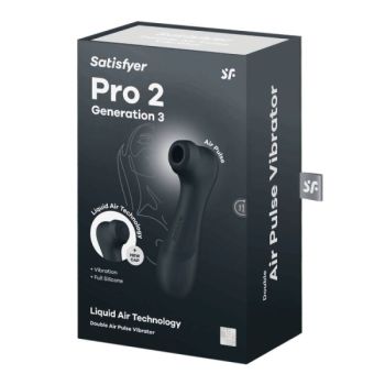 Satisfyer - Pro 2 Génération 3 Technologie Air Liquide Noir