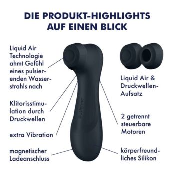 Satisfyer - Pro 2 Génération 3 Technologie Air Liquide Noir