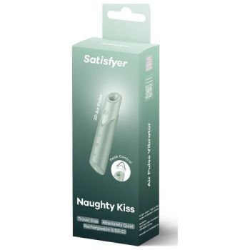 Satisfyer - Stimulateur de Clitoris Naughty Kiss Wave Aigue-marine