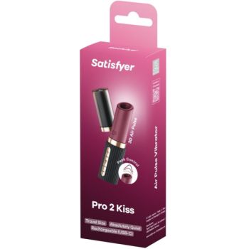 Satisfyer - Stimulateur de Clitoris Pro 2 Kiss Wave Grenat / Noir