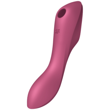 image Satisfyer - Stimulateur et Vibrateur Curvy Trinity 3 Rouge