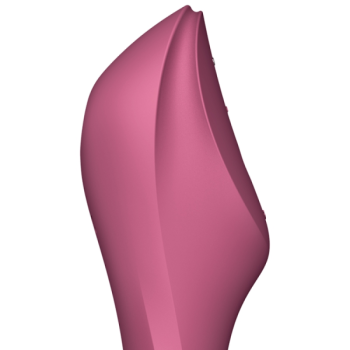 Satisfyer - Stimulateur et Vibrateur Curvy Trinity 3 Rouge