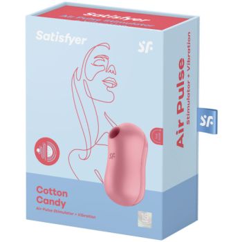 Satisfyer - Stimulateur et Vibrateur D'impulsions D'air de Barbe à Coton Rose