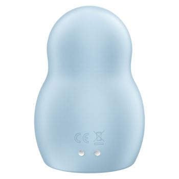 Satisfyer - Stimulateur et Vibrateur Double Air Pulse Pro To Go 1 Bleu