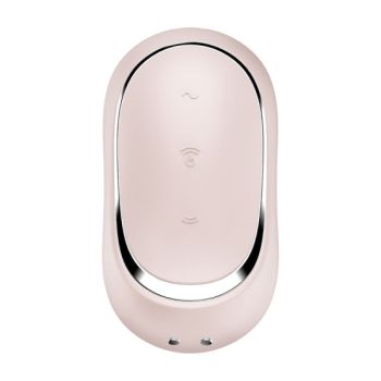 Satisfyer - Stimulateur et Vibrateur Double Air Pulse Pro To Go 2 Beige