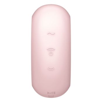 Satisfyer - Stimulateur et Vibrateur Double Air Pulse Pro To Go 3 Rose