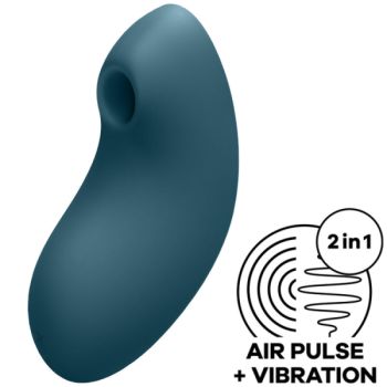 image Satisfyer - Stimulateur et Vibrateur Vulva Lover 2 Air Pulse Bleu