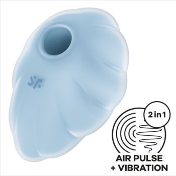 Satisfyer - Vibrateur Cloud Dancer Bleu Air Pulse