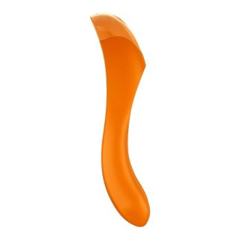 Satisfyer - Vibrateur  Doigts Candy Cane Orange