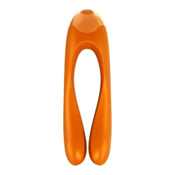 Satisfyer - Vibrateur  Doigts Candy Cane Orange