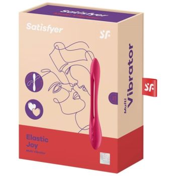 Satisfyer - Vibrateur Multi Elastic Joy Rouge