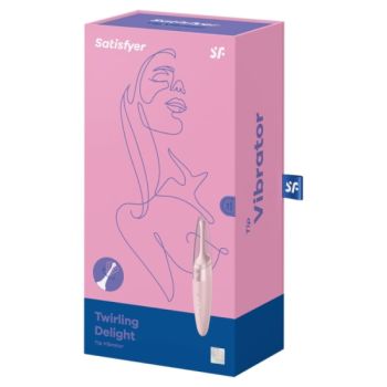 Satisfyer - Vibrateur  Pointe de Clit Twirling Delight Rose