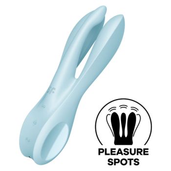 Satisfyer - Vibrateur Threesome 1 Bleu