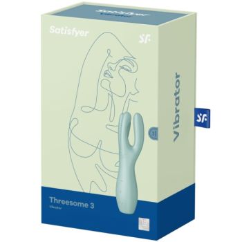 Satisfyer - Vibrateur Threesome 3 Menthe