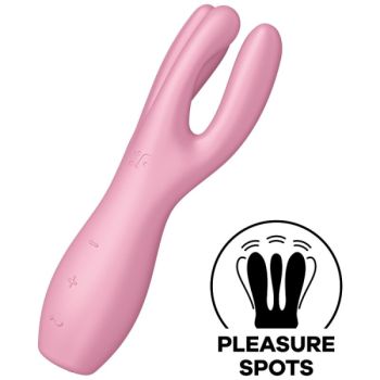 Satisfyer - Vibrateur Threesome 3 Rose