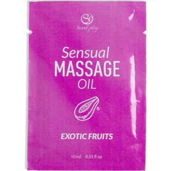 Secretplay - Huile de Massage Monodose aux Fruits Exotiques 10 Ml
