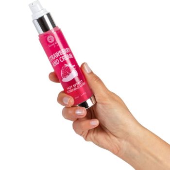Secretplay - Lubrifiant 2-1 Effet Chaleur Fraise & Crème 50 Ml