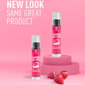 Secretplay - Lubrifiant 2-1 Effet Chaleur Fraise & Crème 50 Ml