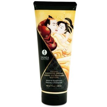 image Shunga - Crème de Massage aux Amandes Douces 200 Ml