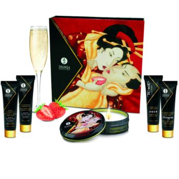 Shunga - Kit Secret Geisha Fraises et Cava