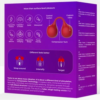 Twinn Vibrateur à Doigts Cerise