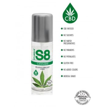 Lubrifiant Hybride au Cannabis S8 125 Ml