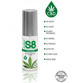 Lubrifiant Hybride au Cannabis S8 50 Ml