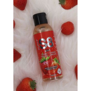 S8 Lubrifiant Dessert Fraise 4 en 1 125 Ml