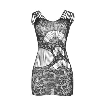 Subblime - 951771 Robe Long Dos Ouvert avec Resille Noir Taille Unique