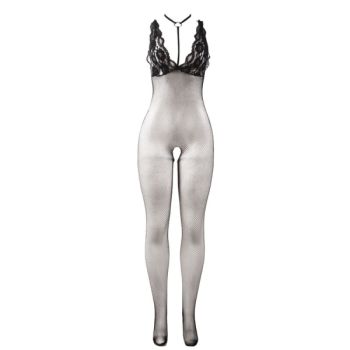 Subblime - 951993 Bodystocking Résille Transparente Noire sans Fourrure Taille Unique
