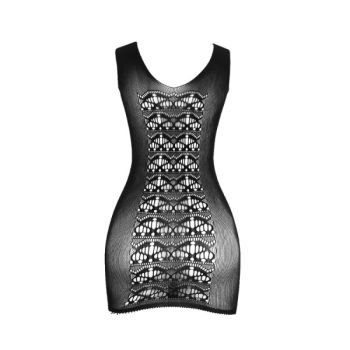 Subblime - 952167 Robe Court en Résille Élastique Noir Taille Unique