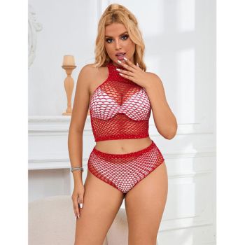 Subblime - 952402 Ensemble Resille avec Losanges Roses Taille Unique