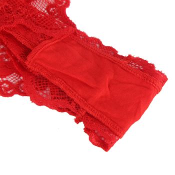 Subblime - 953980 Body Sexy a Volants + Ceinture Rouge L/xl