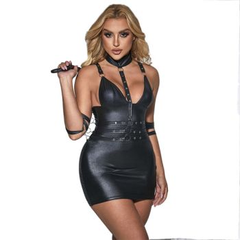 Subblime - 954413 Body Bondage en Cuir Noir L/xl
