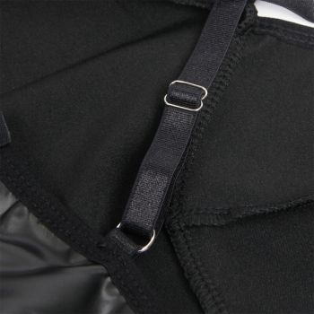 Subblime - 955373 Robe à Bretelles en Cuir Noir S/m
