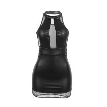 Subblime - 955489 Robe Dos Nu avec Transparences Noire L/xl