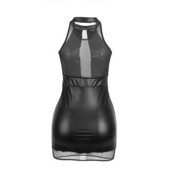 Subblime - 955489 Robe Dos Nu avec Transparences Noire L/xl