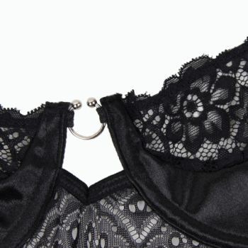 Subblime - Corset Corset et Ceinture Noir l / Xl