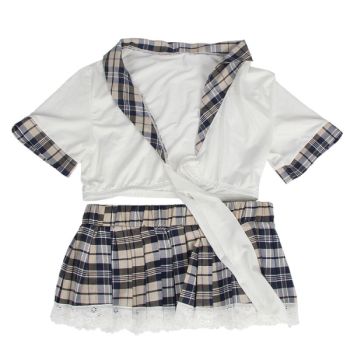 Subblime - Costume Décolière Sexy Haut et Jupe L/xl