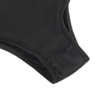 Subblime - Ensemble Deux Pièces de Soutien-gorge Transparent et Bandes S/m
