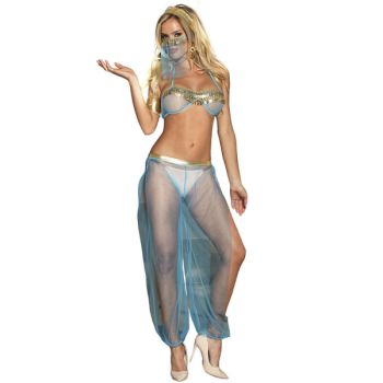 Subblime - Ensemble Lingerie Bleu Style Indien L/xl