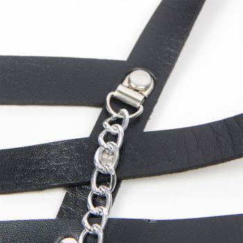 Subblime - Harnais Corset avec Chaîne Détail Taille Unique