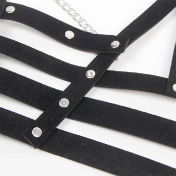 Subblime - Harnais Corset avec Chaîne Détail Taille Unique