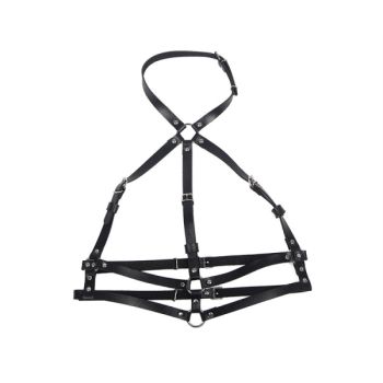 Subblime - Harnais Poitrine Anneau Cuir Noir Taille Unique