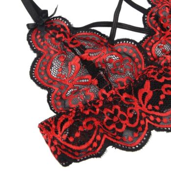 Subblime - Set Ensemble Deux Pièces Top et Culotte en Dentelle L/xl