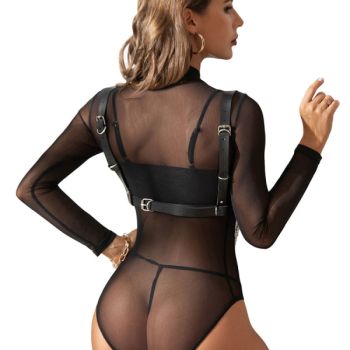Subblime - Soutien-gorge Harnais avec Chaîne Détail Taille Unique