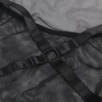 Subllime - Robe Transparente  Col Dos Noir L/xl