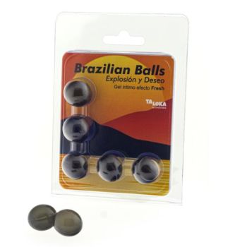 image 5 Boules Brésiliennes Gel Excitant Effet Frais